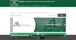 Desktop Screenshot of laboratoryanimalsciencebuyersguide.com